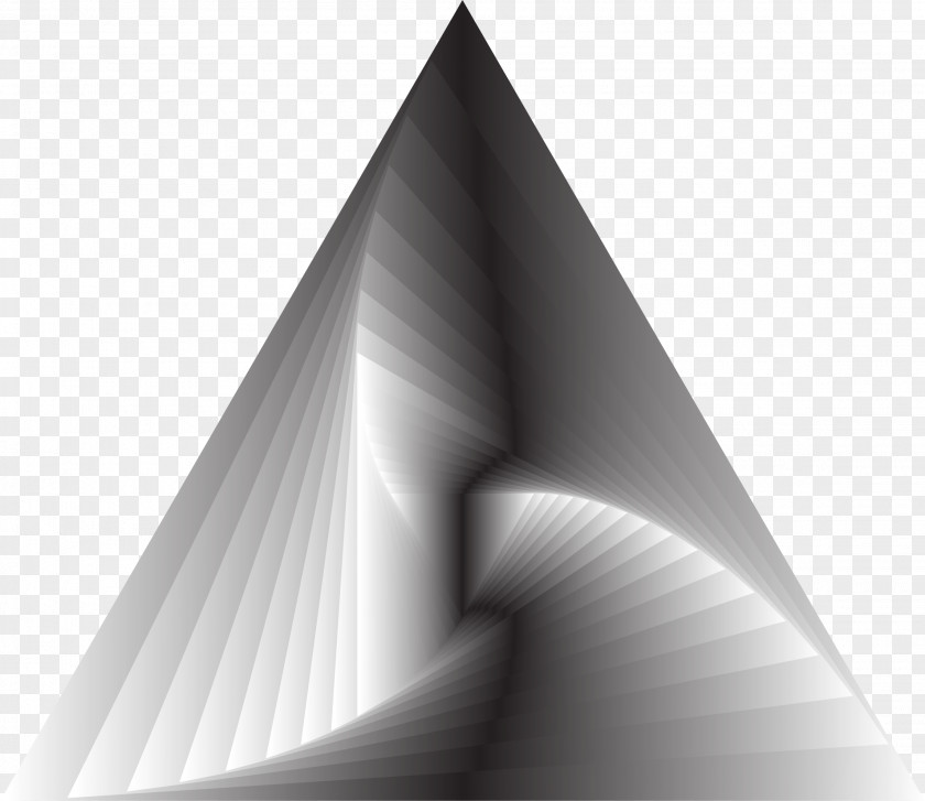 Triangle Line Art Clip PNG