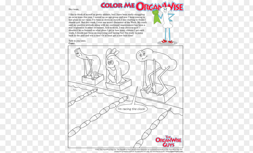 Child Coloring Book The OrganWise Guys Paper PNG