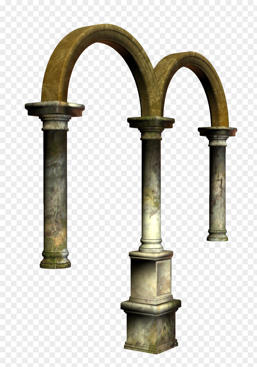 Column Arch Water Fountain Garden PNG