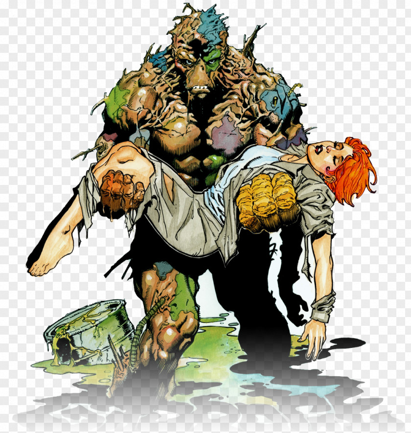 Dc Comics Weird Worlds Swamp Thing Man-Thing Waste Collector PNG