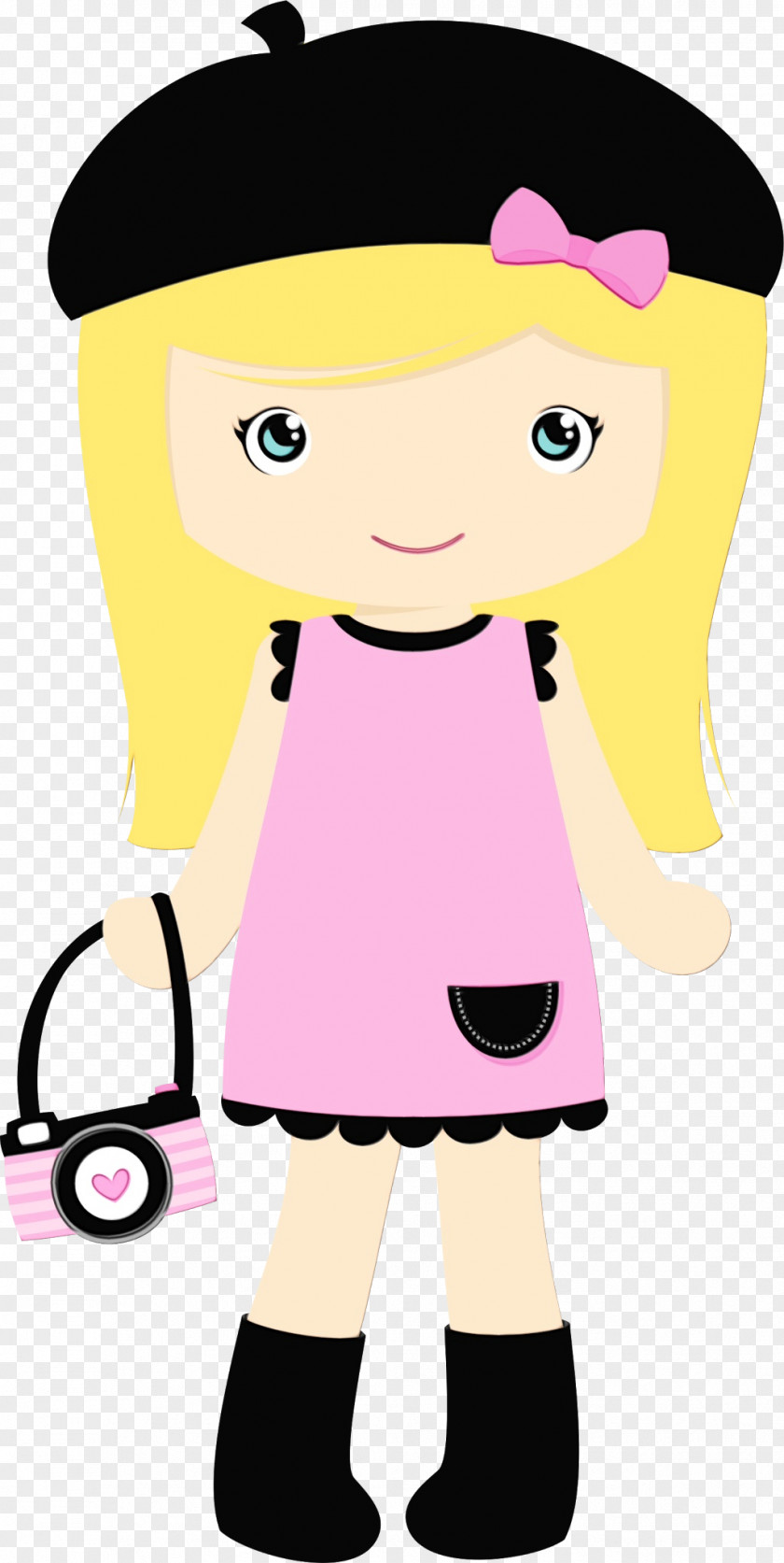 Style Cartoon Girl PNG