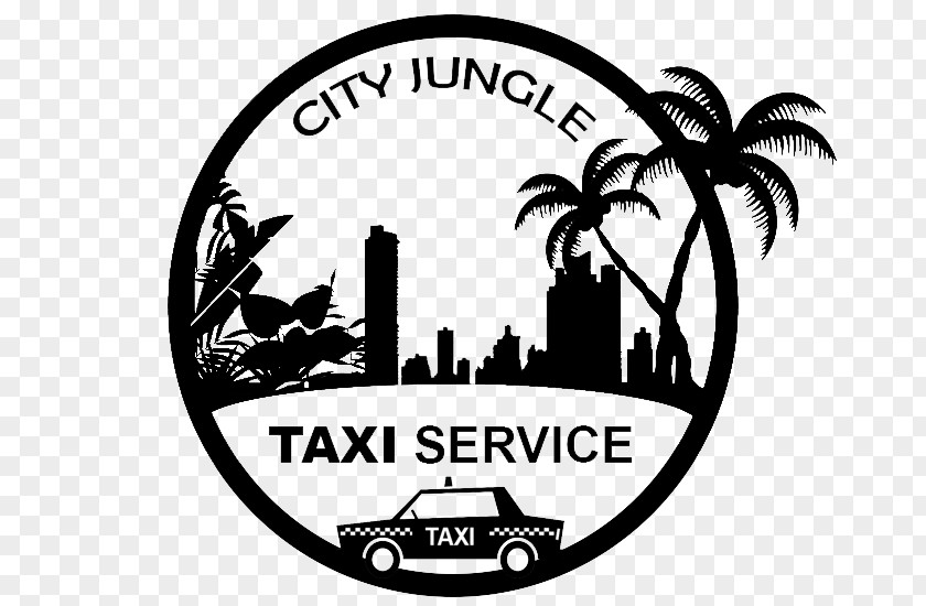 Taxi City Jungle Service Logo Shopping Brand PNG