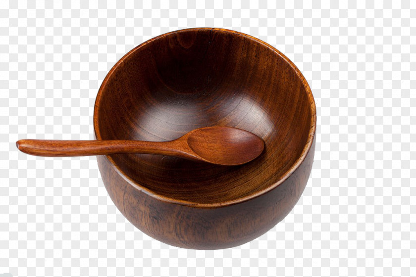 Wooden Bowls And Spoon Bowl PNG