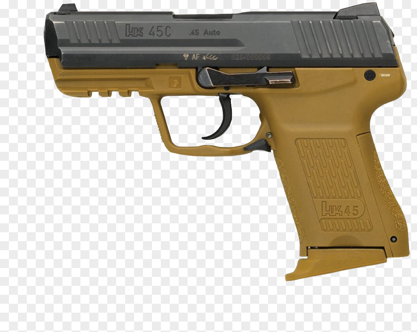 Handgun Heckler & Koch HK45 .45 ACP Firearm USP PNG