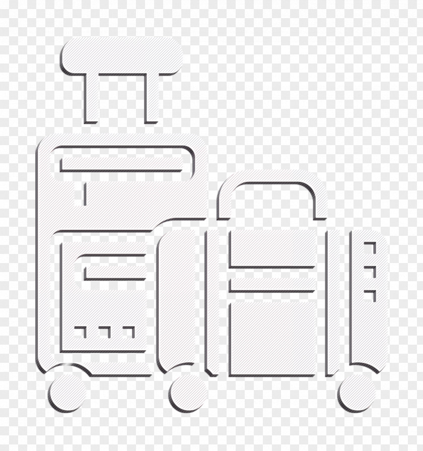 Hotel Services Icon Travel Luggage PNG