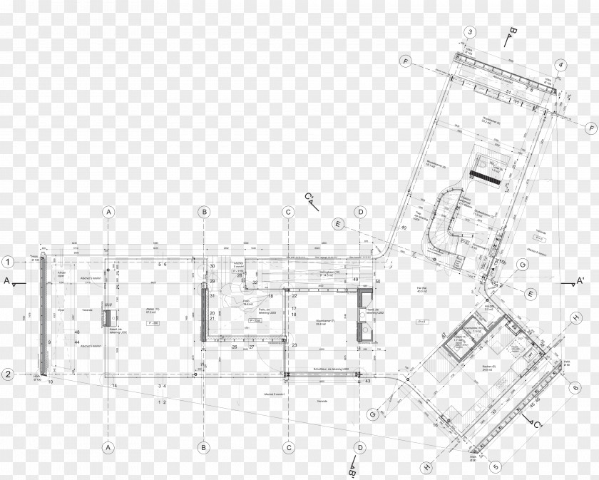 Made For Each Other Drawing Farnsworth House Plan PNG