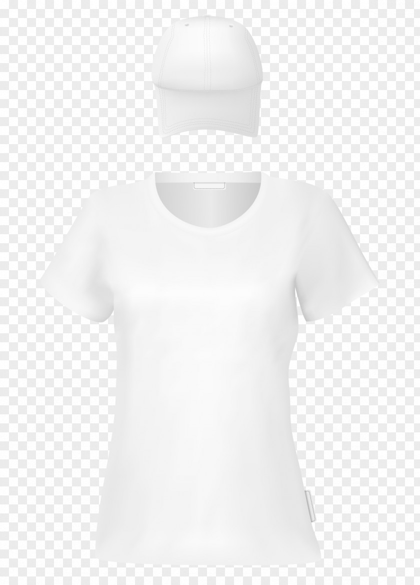 Pure White T-shirt Vector Sleeve PNG