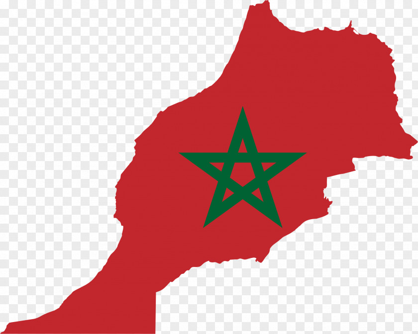 Map Flag Of Morocco PNG