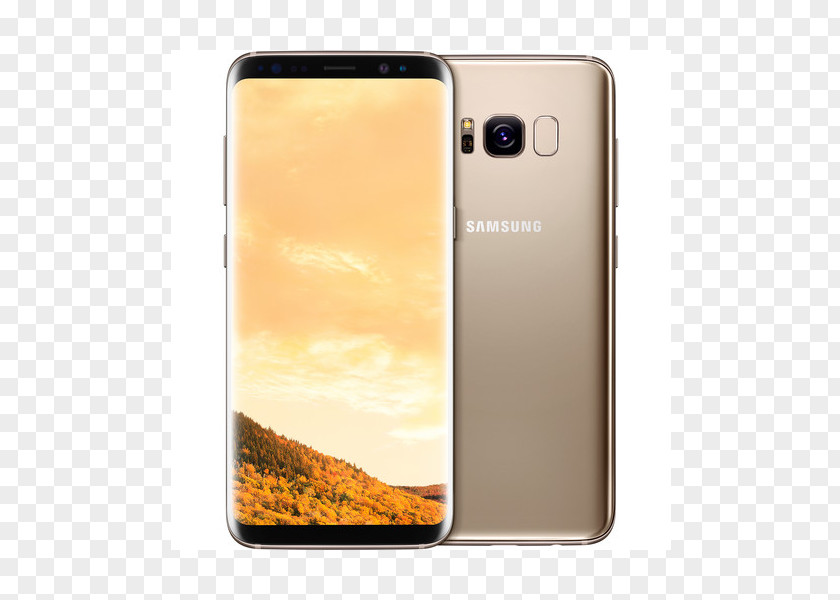 Samsung Maple Gold Telephone 4G Android PNG