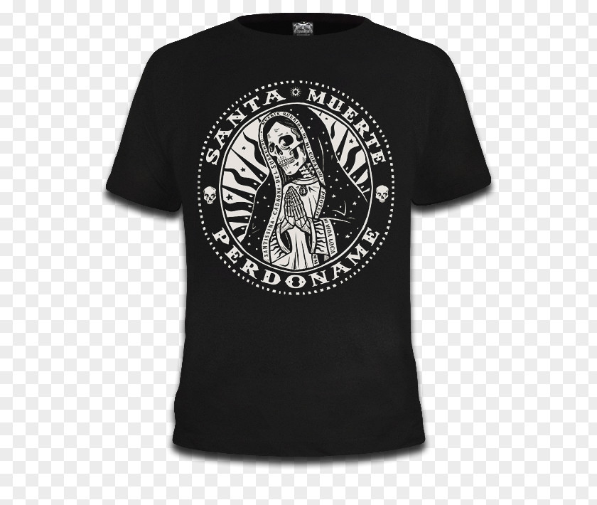 T-shirt Santa Muerte Death Mexicans Sleeve PNG