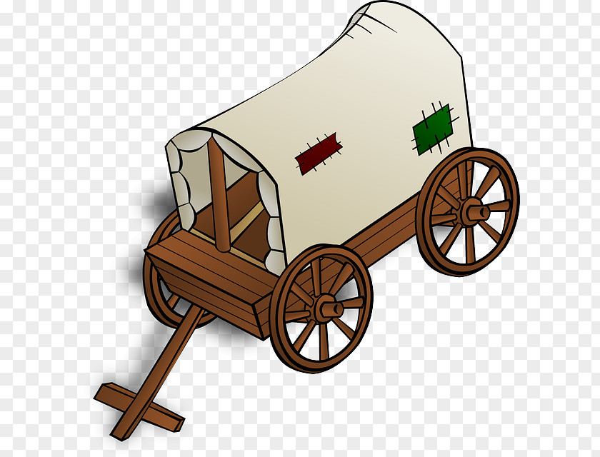 Western Wagon Cliparts Rail Transport Covered Cart Clip Art PNG