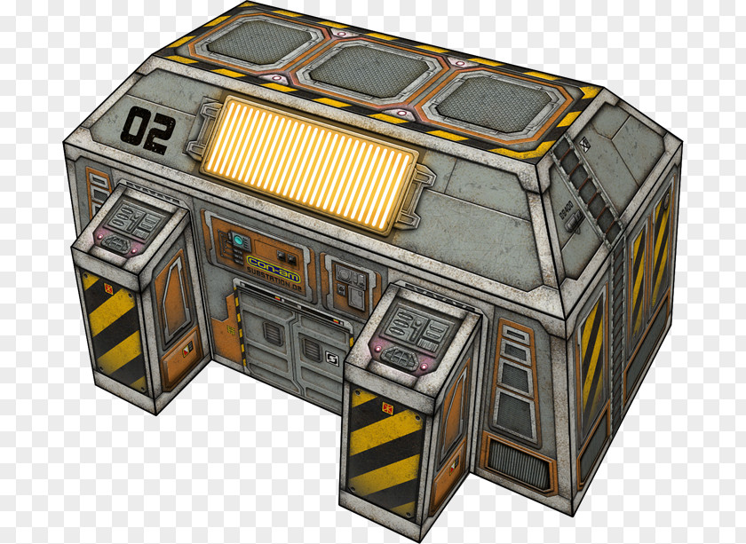 Battletech Cartoon Paper Model Card Stock Printing Electric Generator PNG