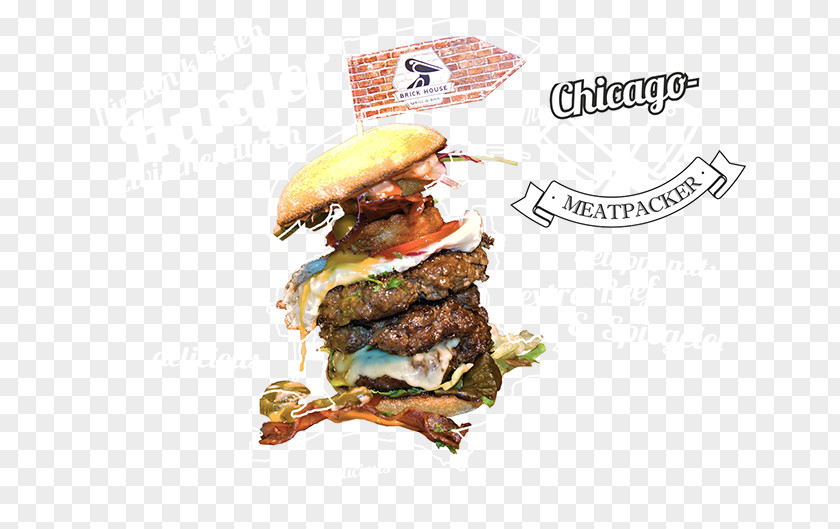 Burger House Cheeseburger Fast Food Junk Recipe PNG