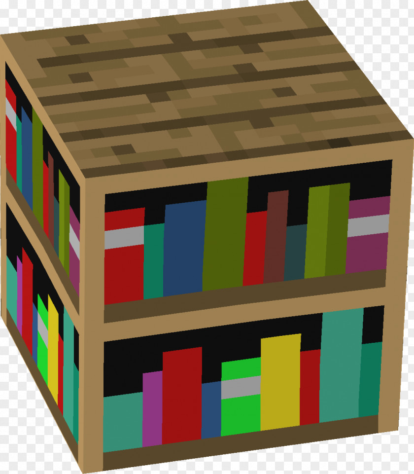 Minecraft Minecraft: Pocket Edition Bookcase Furniture Bedroom PNG