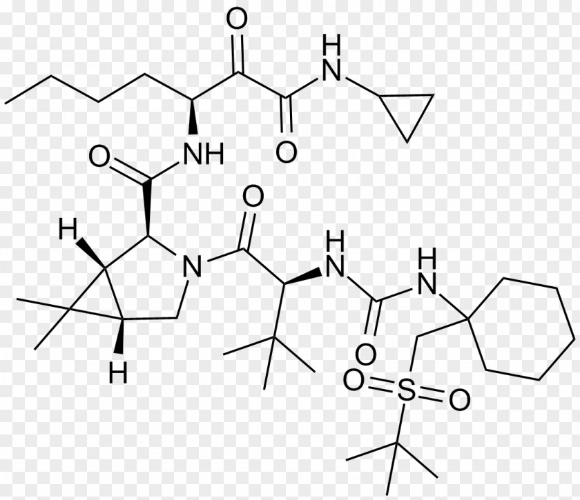 NS3 Narlaprevir Hepatitis C Virus Protease Enzyme Inhibitor PNG