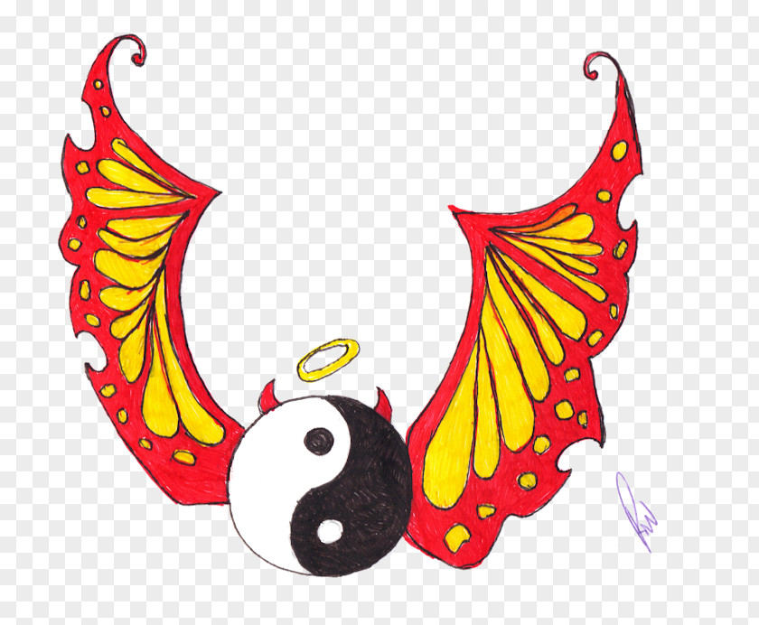 Yin Yang Tattoo Character Clip Art PNG