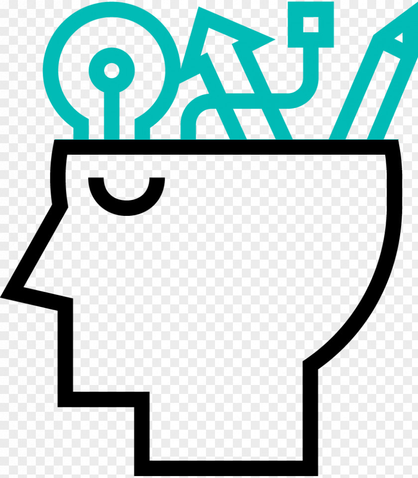 Brain Icon Design Thinking Graphic PNG