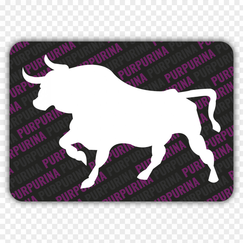 Bull Schablone Cowboy Horseshoe Pattern PNG