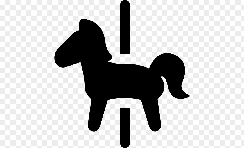 Carousel Horse Silhouette PNG