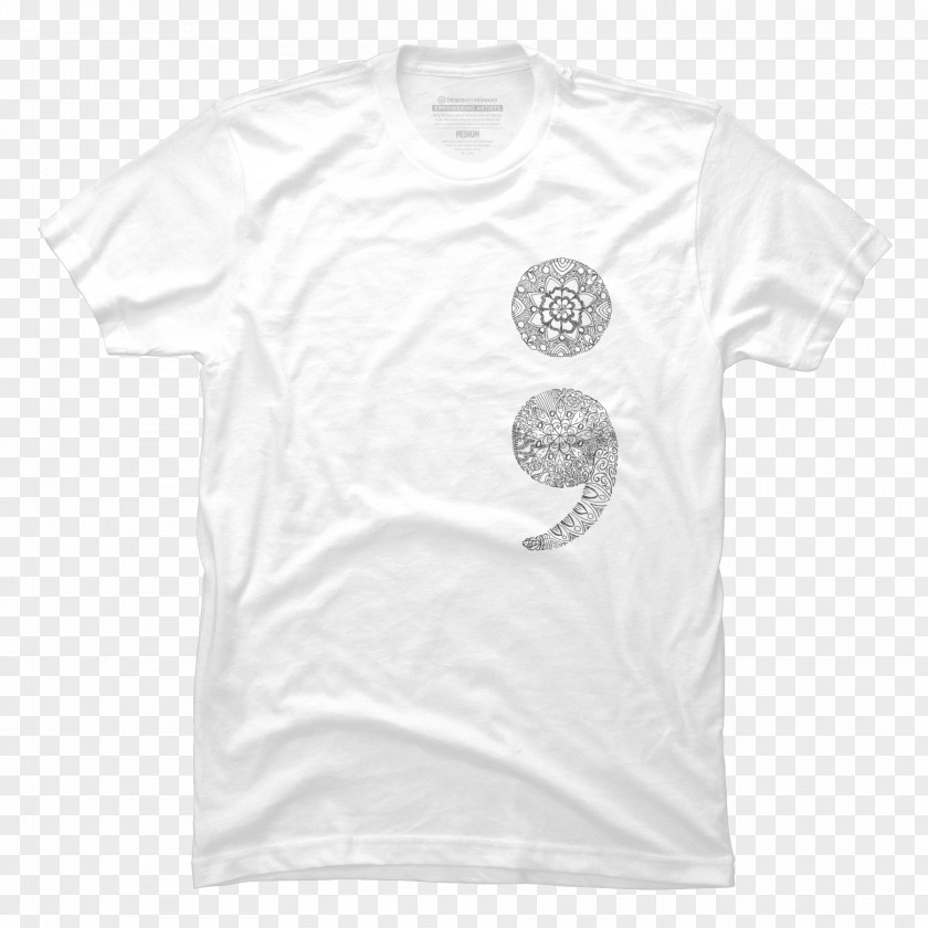 Fashion T-shirt Pattern Sleeve White Font PNG