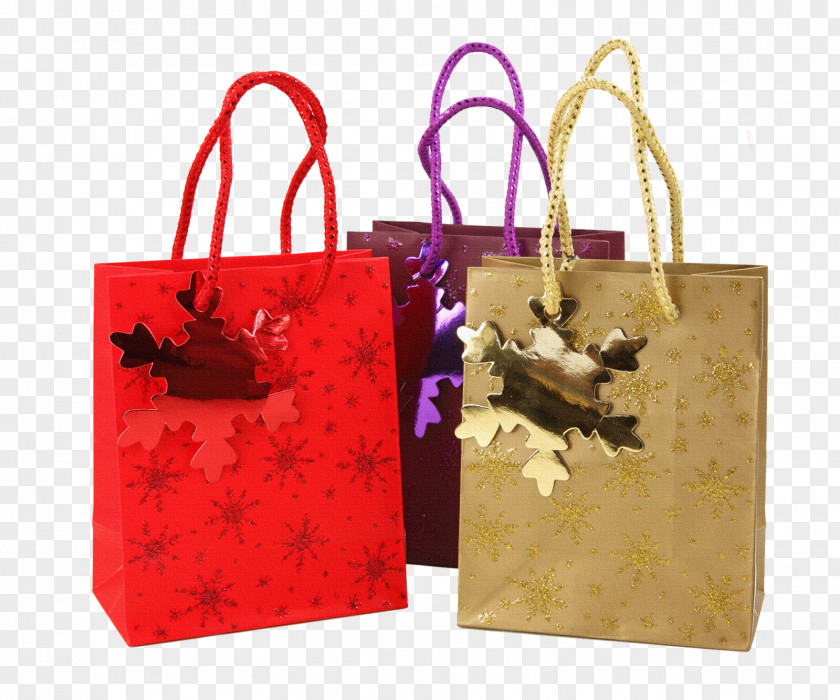 Shopping Bag Gift Christmas PNG
