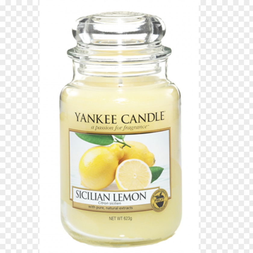 Sicilian Lemon Yankee Candle Tealight Aroma Compound PNG