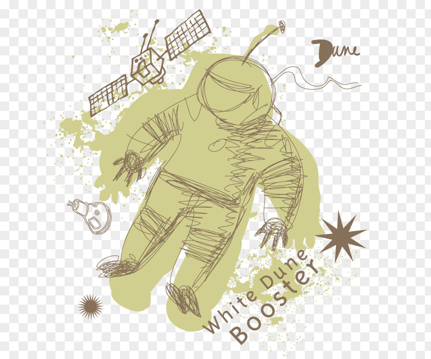 Sketch Astronaut Drawing Outer Space PNG