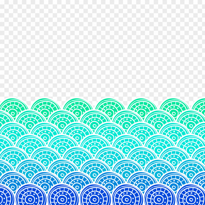 Vector Blue Wave Euclidean Download PNG