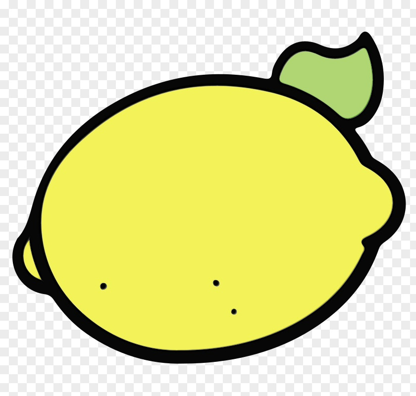 Yellow Citrus Lemon Drawing PNG
