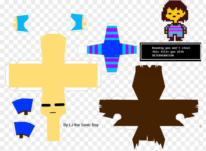Paper Craft Undertale Model Origami Physical PNG