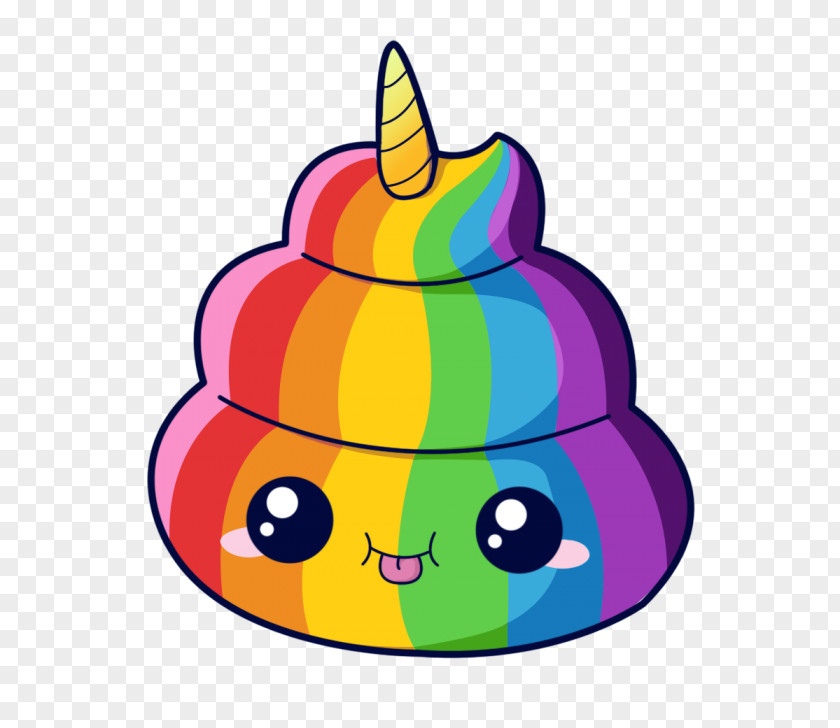 Unicorn Pile Of Poo Emoji Feces We Heart It PNG