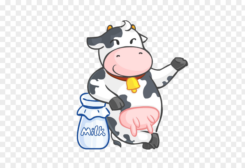 Dairy Cow Milkshake Cattle Soured Milk Cow's PNG