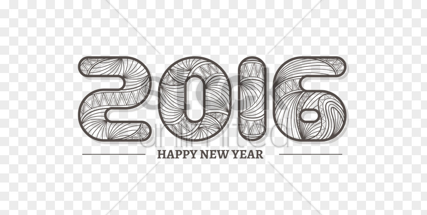 New Year Vector Logo Material Finger PNG