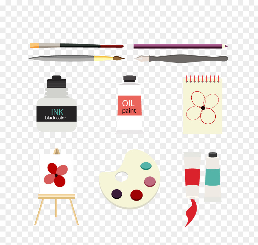 Vector Drawing Tools Board Painting Art PNG