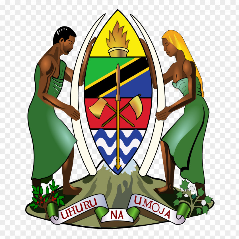 Animal Coat Of Arms Flag Tanzania Government High Commission Tanzania, London PNG