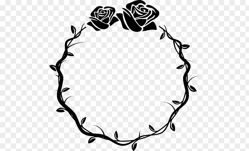 Circular Rose Flower Thorns, Spines, And Prickles Clip Art PNG