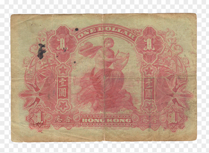 Hong Kong Style Classics Banknote Place Mats Pink M PNG