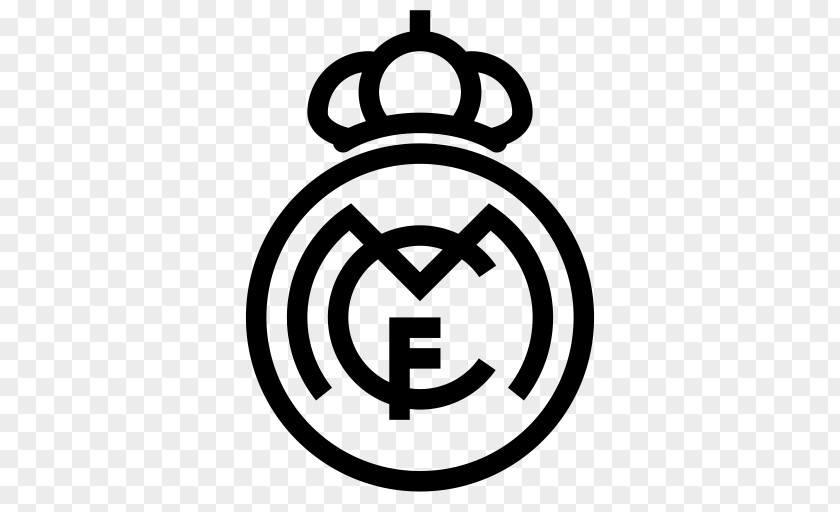 Line Art Symbol Real Madrid Logo PNG