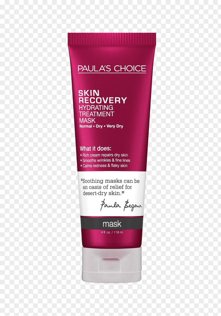 Mask Paula's Choice Skin Recovery Hydrating Treatment Face Lotion PNG
