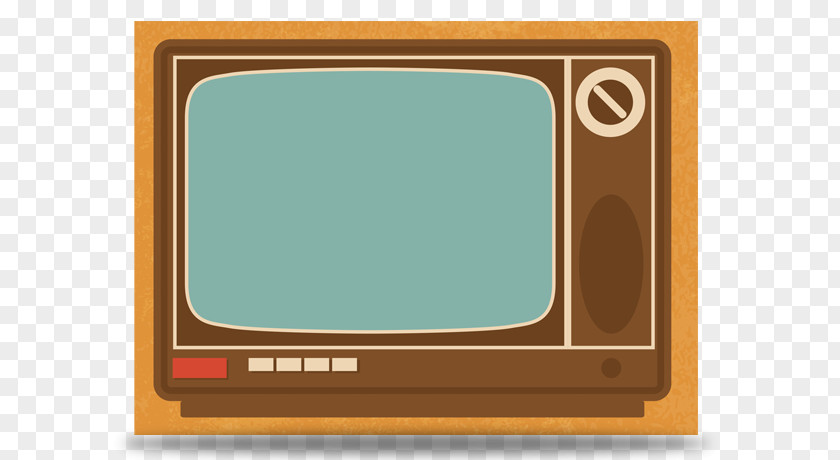 Vintage TV Television Set PNG