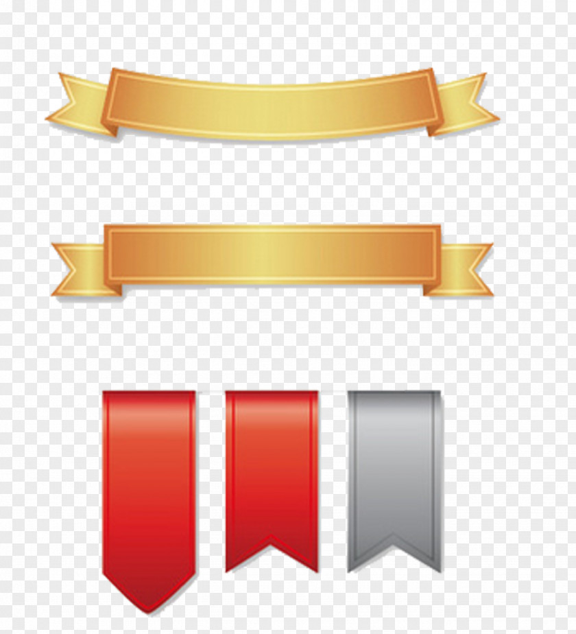Yellow Ribbon Red PNG