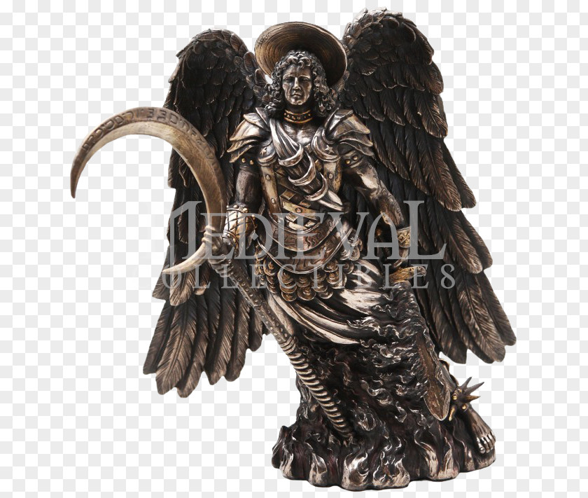Angel Gabriel Michael Seven Archangels Statue PNG