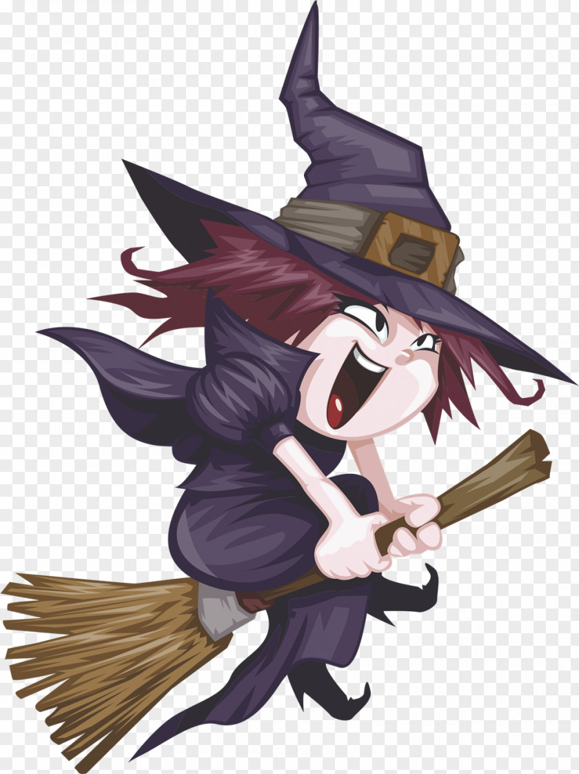 Broom Witchcraft Cartoon Animation Clip Art PNG