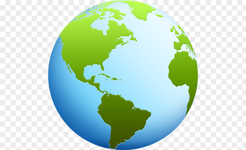 Globe United States South America Map Icon Design PNG