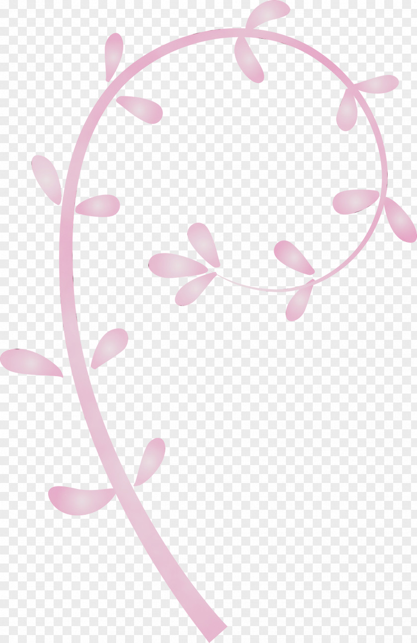 Pink Leaf Font Plant Flower PNG