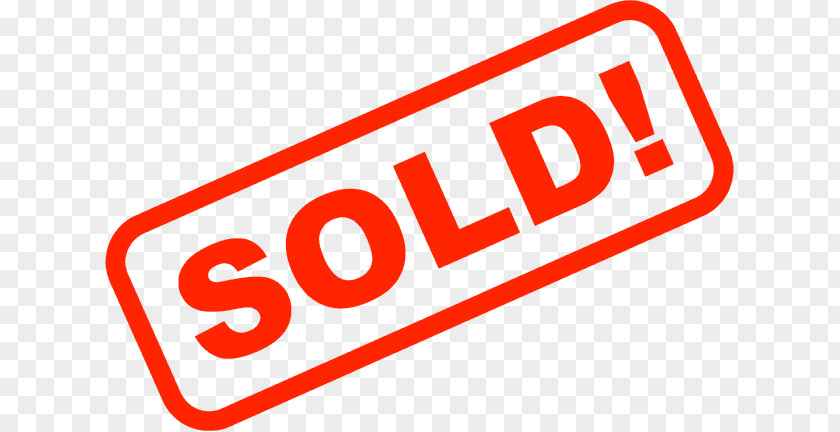 Sold Sales Clip Art PNG