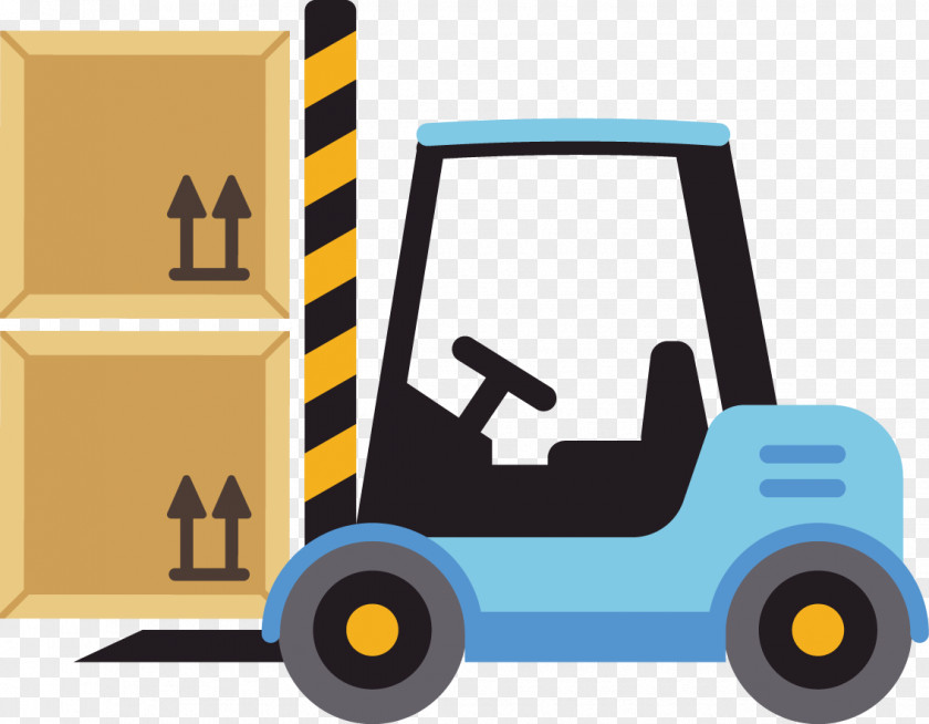 Warehouse Forklift Stock Vector Creative Design Diagram Cargo PNG