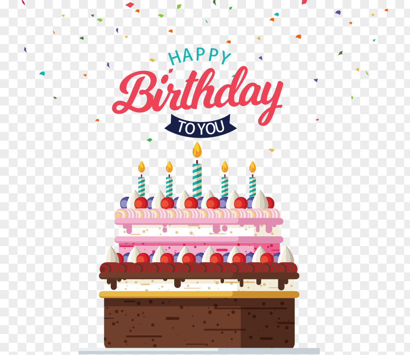 Cake Birthday Card PNG