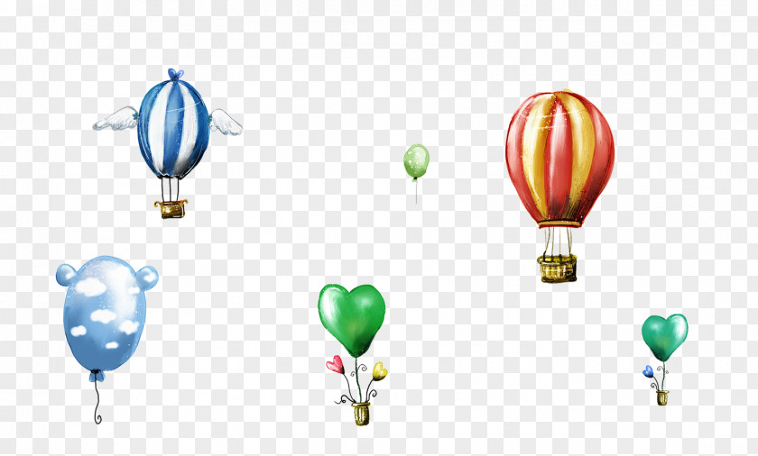 Hot Air Balloon Drawing 4K Resolution 1080p Wallpaper PNG