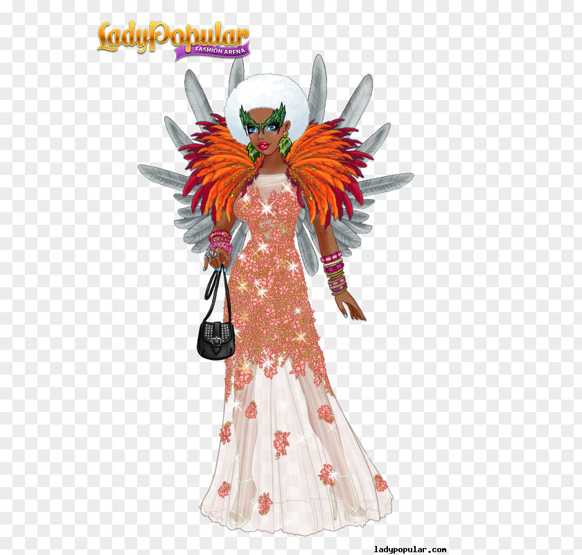 Protea Flower Lady Popular Costume Design Figurine Angel M PNG